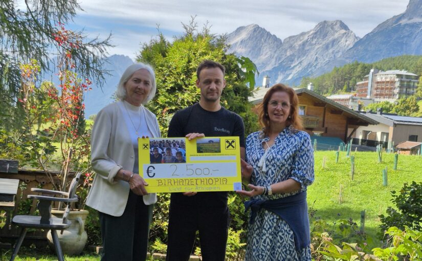 Dorfkrug Mösern spendet 2.500 Euro