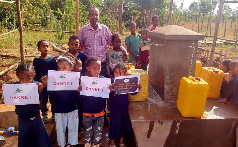 Ein Meilenstein für unsere Kindergarten-Schule – der eigene Brunnen ist da!